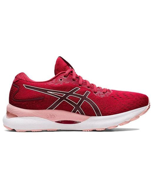 Asics Red (Wmns) Gel-Nimbus 24 'Cranberry Frosted Rose'