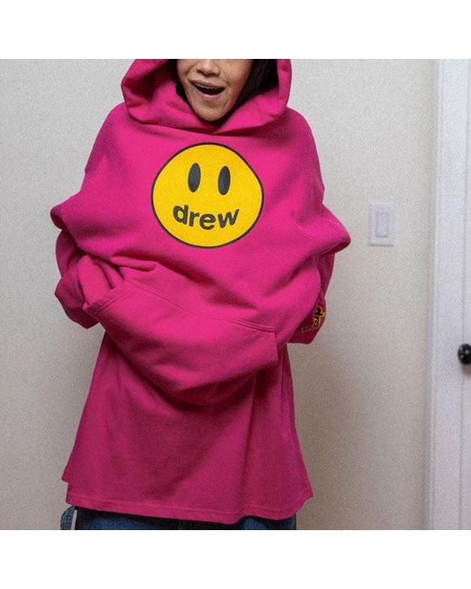 Drew House Pink Mascot Hoodie for men