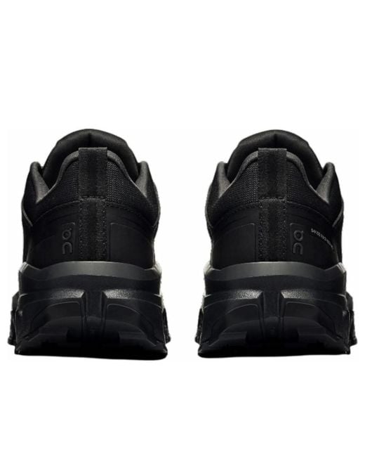 On Shoes Black (Wmns) Cloudrock Low Wp 'All'