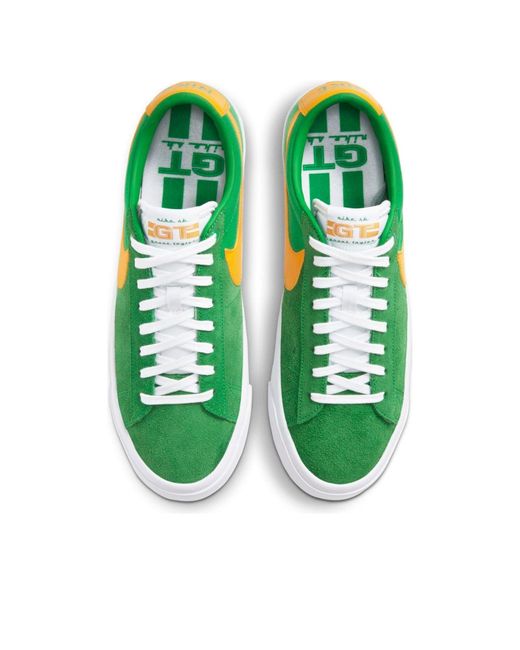Nike Green Zoom Blazer Low Pro Gt Sb 'Lucky' for men
