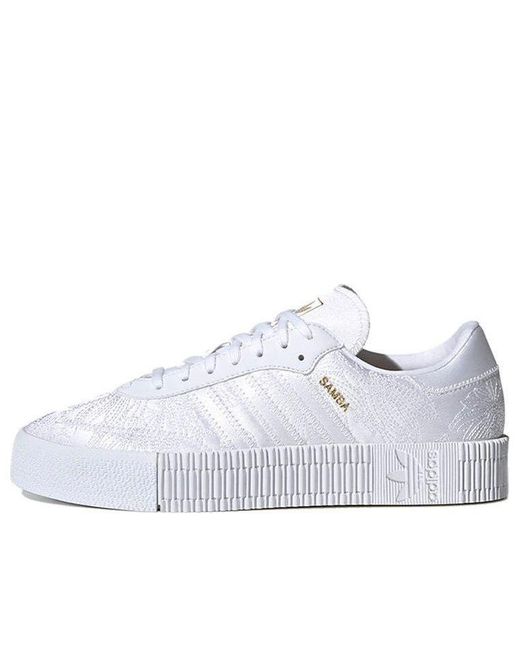 Adidas White (Wmns) Sambarose Cloud'