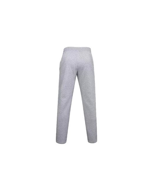 Under Armour Gray Rival Fleece Sweatpants 'Light' for men
