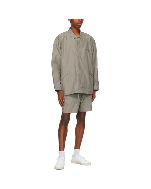 Fear Of God Gray Fw21 Souvenir Jacket 'Taupe' for men