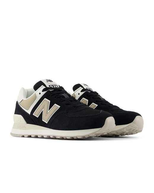 New Balance Black (Wmns) 574 Elephant Bone'