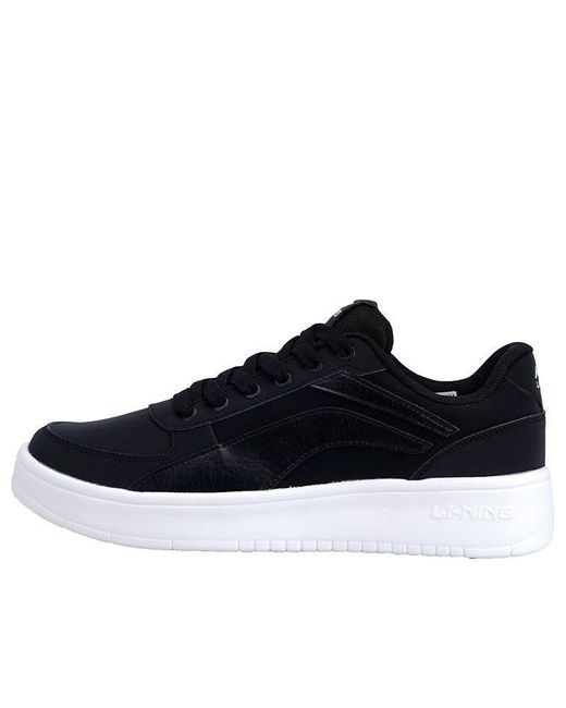 Li-ning Black Casual Sneakers Low for men