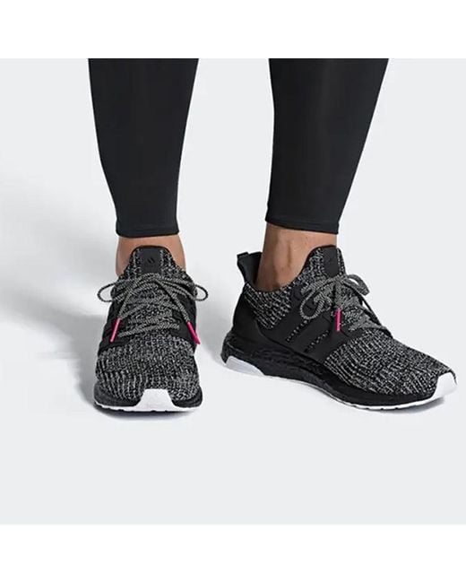 Adidas Black Ultraboost 4.0 'Breast Cancer Awareness' for men
