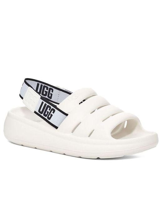 Ugg White Sport Yeah Slide for men