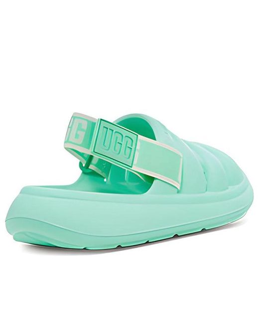 Ugg Blue (Wmns) Fluff Yeah Slide 'Emerald'