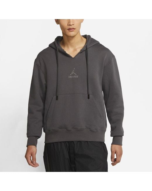 Nike Gray X A Ma Maniére Pullover Hoodie 'midnight Fog/anthracite/black' for men