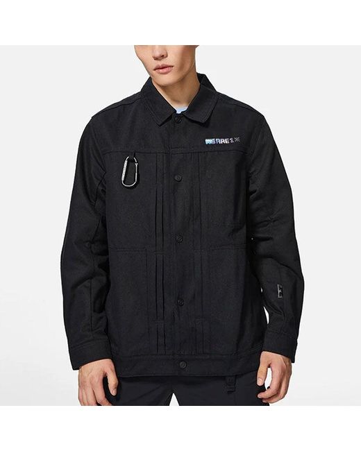 Li-ning Black X Glare Way Of Wade Graphic Jacket for men