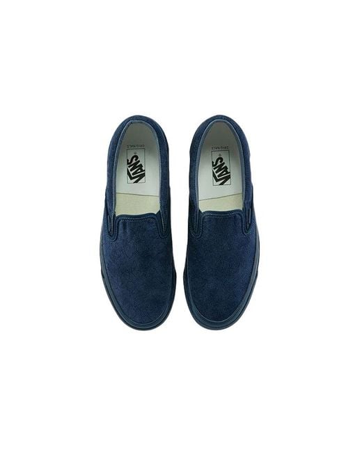 Vans Blue Vault Classic Slip-On Lx Sneakers for men