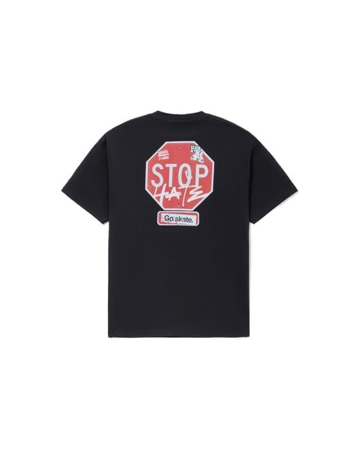 Li-ning Black X Og_Slick Crossover Ss22 Graffiti Printing Round Neck Loose Short Sleeve for men