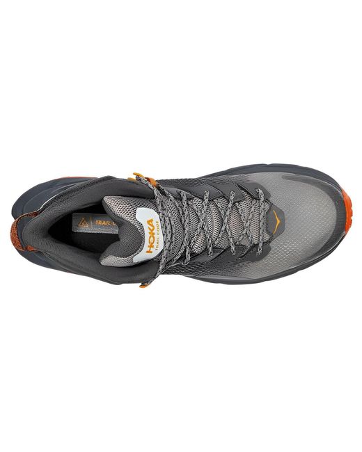 Hoka One One Blue Trail Code Gore-Tex 'Castlerock Persimmon' for men