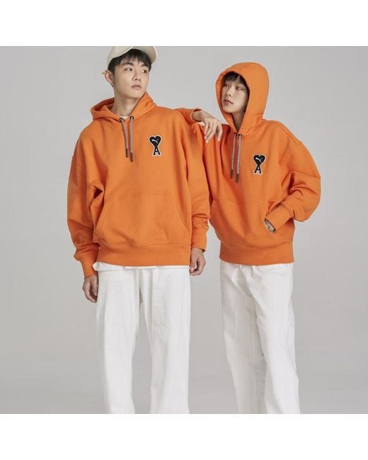 PUMA Orange X Ami Hoodie for men