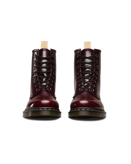Dr. Martens Brown 10 Martin Boots Cherry Red for men
