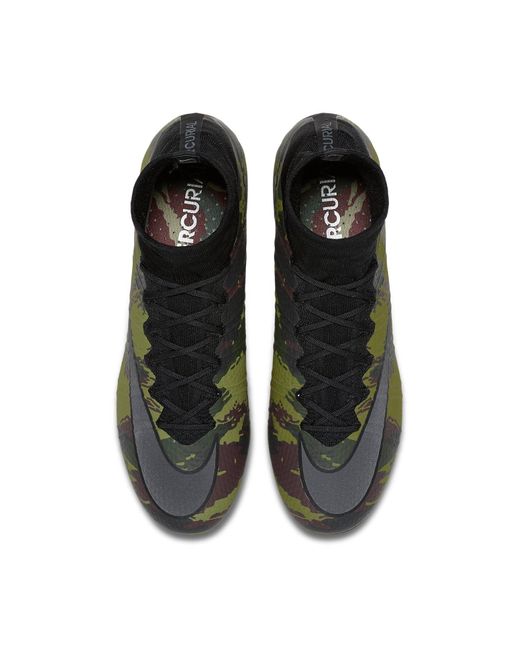 Nike Green Mercurial Superfly Se Fg 'Jungle Camo' for men