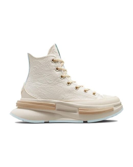 Converse Natural (Wmns) Run Star Legacy Cx Platform Swirl Jacquard 'Ivory Aqua Mist'