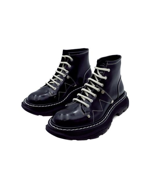 McQueen Black (Wmns) Tread Slick Boot