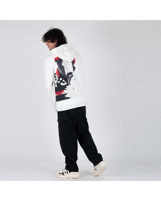 Adidas White Y-3 Ch1 Gex Back Pattern Jacket for men