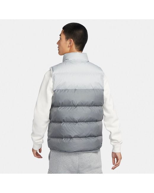 Nike Gray Windrunner Stormfit Down Vest for men