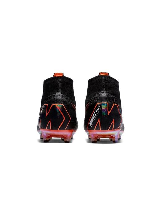 Nike Black Mercurial Superfly 6 Elite Ag Artificial-Grass Neon' for men