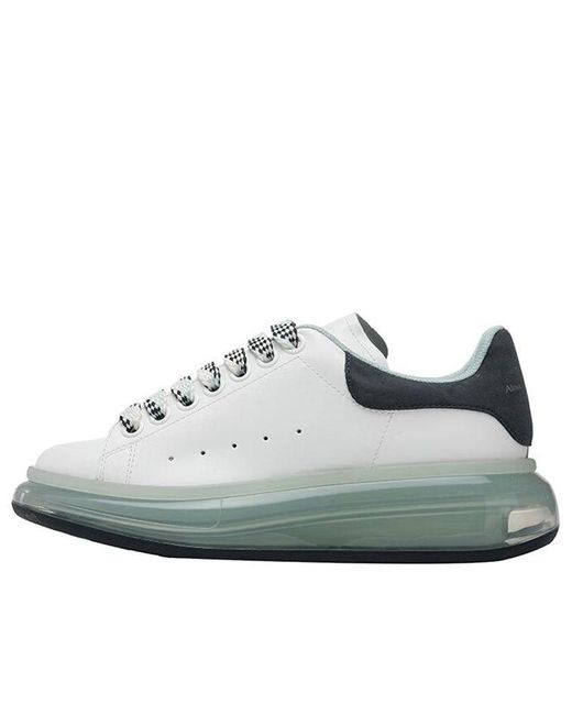 Alexander McQueen Blue Transparent Sole Oversized Sneakers