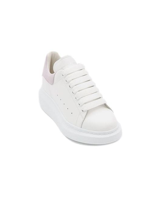 McQueen White (Wmns) Oversized Sneaker Lilac'