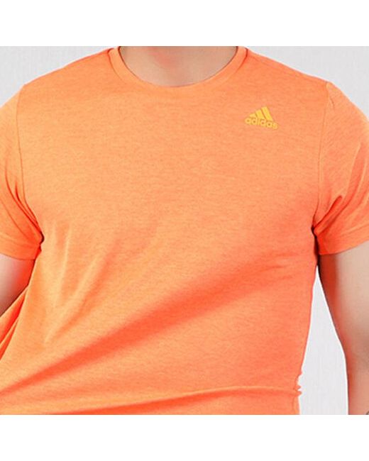 Adidas Orange Chill Tee M Training Sports Short Sleeve for men