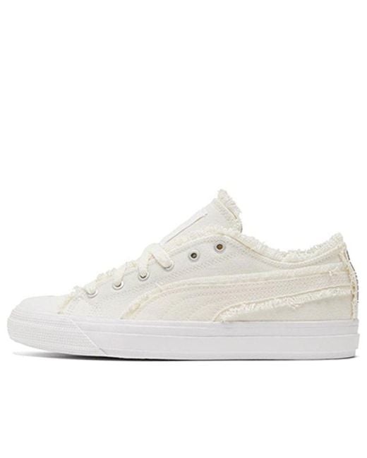 PUMA White Capri Raw Cut 'Whisper' for men