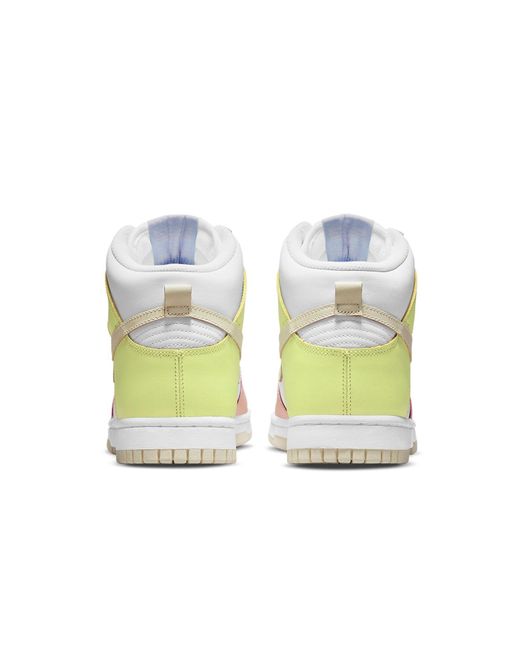 Nike White (Wmns) Dunk High 'Lemon Twist'