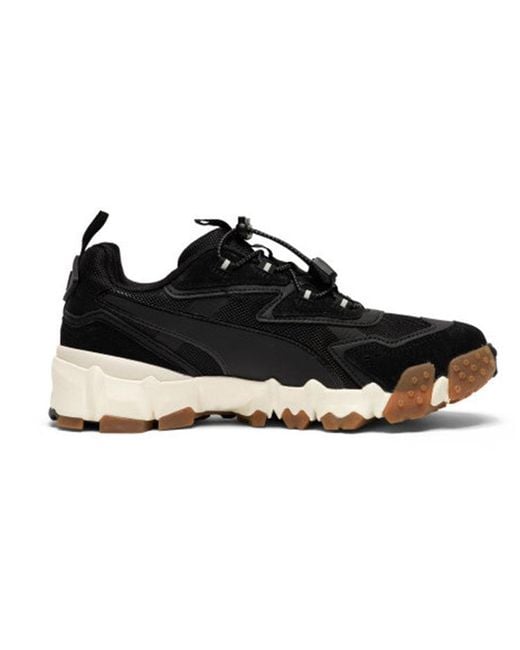 PUMA Black Trailfox Mts Water Thick Sole Low Top Casual Outdoor for men