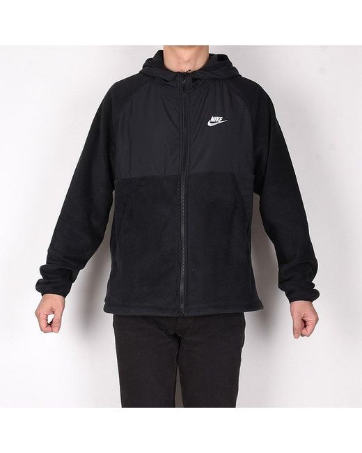 Nike Blue Training Sports Casual Hooded Jacket for men