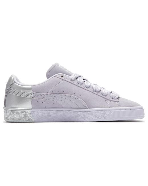 PUMA White Suede Dance Crew 'Light' for men