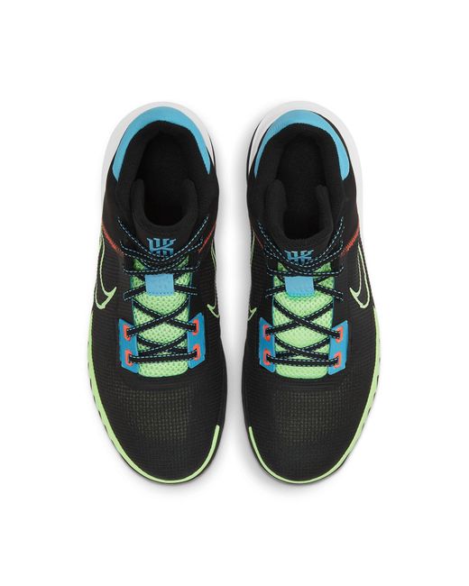 Nike Black Kyrie Flytrap 4 Ep Lime Glow' for men