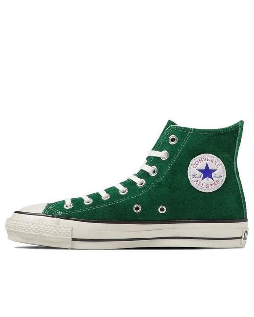 Converse Green Chuck Taylor All Star Suede J High Top for men