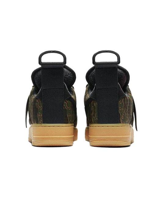 Nike Black X Carhartt Wip Air Force 1 Utility Low Premium 'Camo' for men
