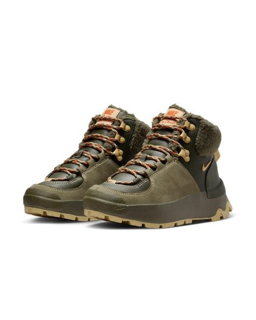 Nike Green (Wmns) City Classic Premium 'Cargo Khaki Sesame'