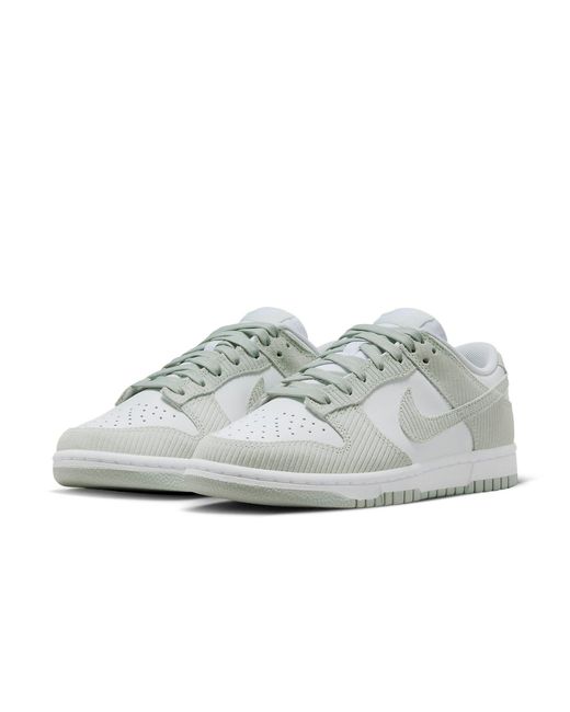 Nike White (Wmns) Dunk Low 'Light Corduroy'