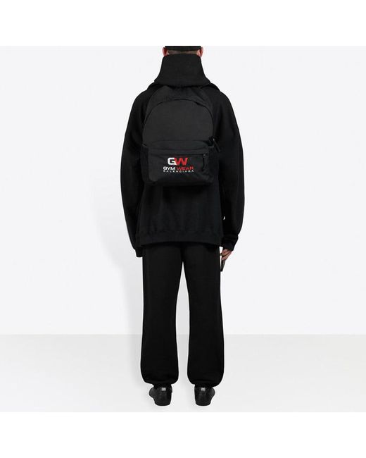 Balenciaga Black Gym Wear Jogger Pant for men
