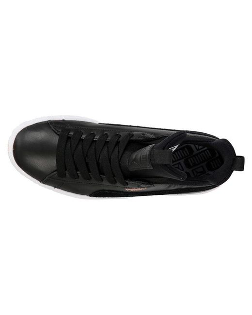 PUMA Black (Wmns) Basket Fierce