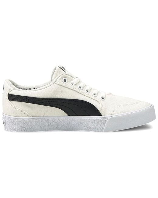 PUMA White C-Skate Vulc for men