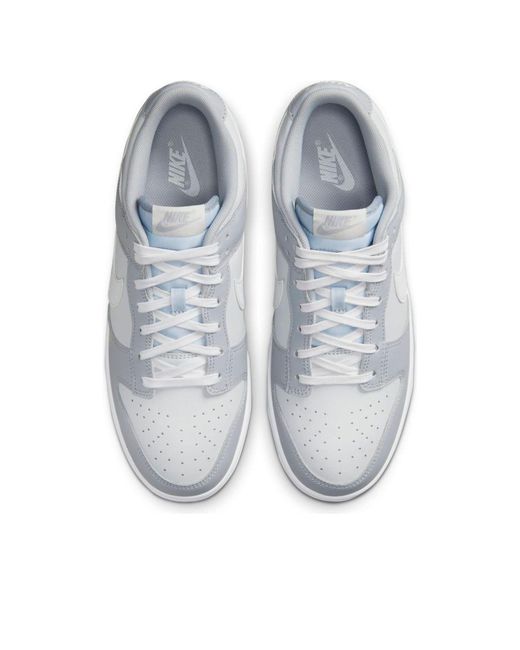 Nike White Dunk Low 'Pure Platinum Wolf' for men