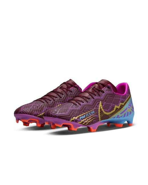 Nike Red Kylian Mbapp X Zoom Mercurial Vapor 15 Academy Mg 'Dark Beetroot' for men