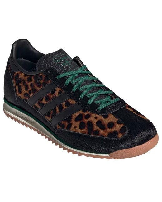 Adidas Black (Wmns) Sl 72 'Core Leopard'