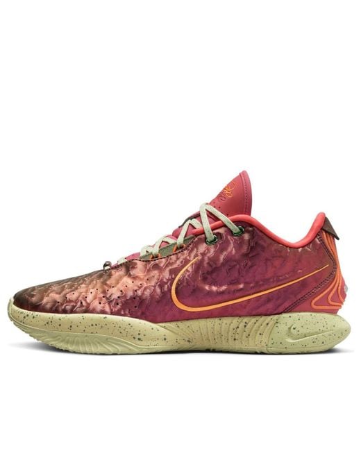 Nike Red Lebron 21 'Queen Conch' for men