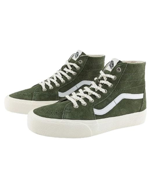 Vans Green Skate Sk8-Hi for men