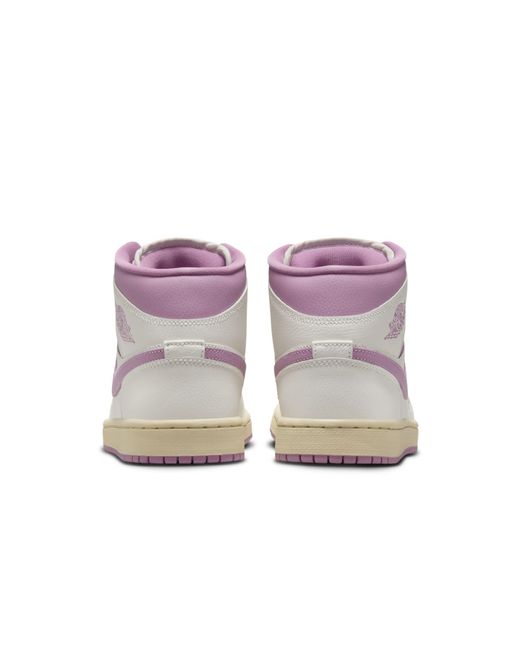 Nike Purple (Wmns) 1 Mid 'Sail Coconut Milk'