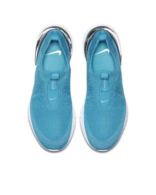 Nike Blue Epic Phantom React Flyknit 'Lake' for men