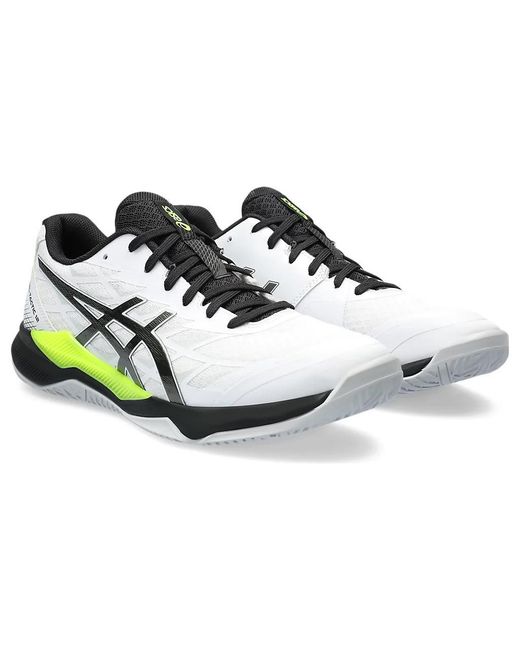 Asics White Gel-Tactic 12 Gunmetal Volt' for men