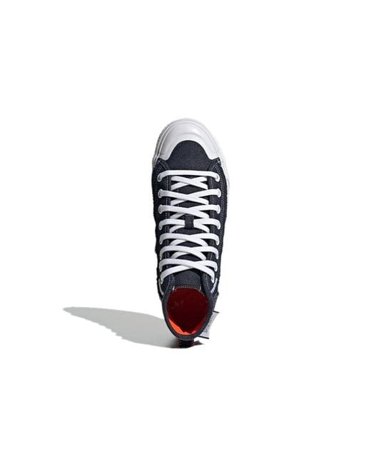 Adidas Blue Nizza Hi Rf Denim' for men